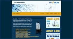 Desktop Screenshot of kalove-cerpadlo.cz